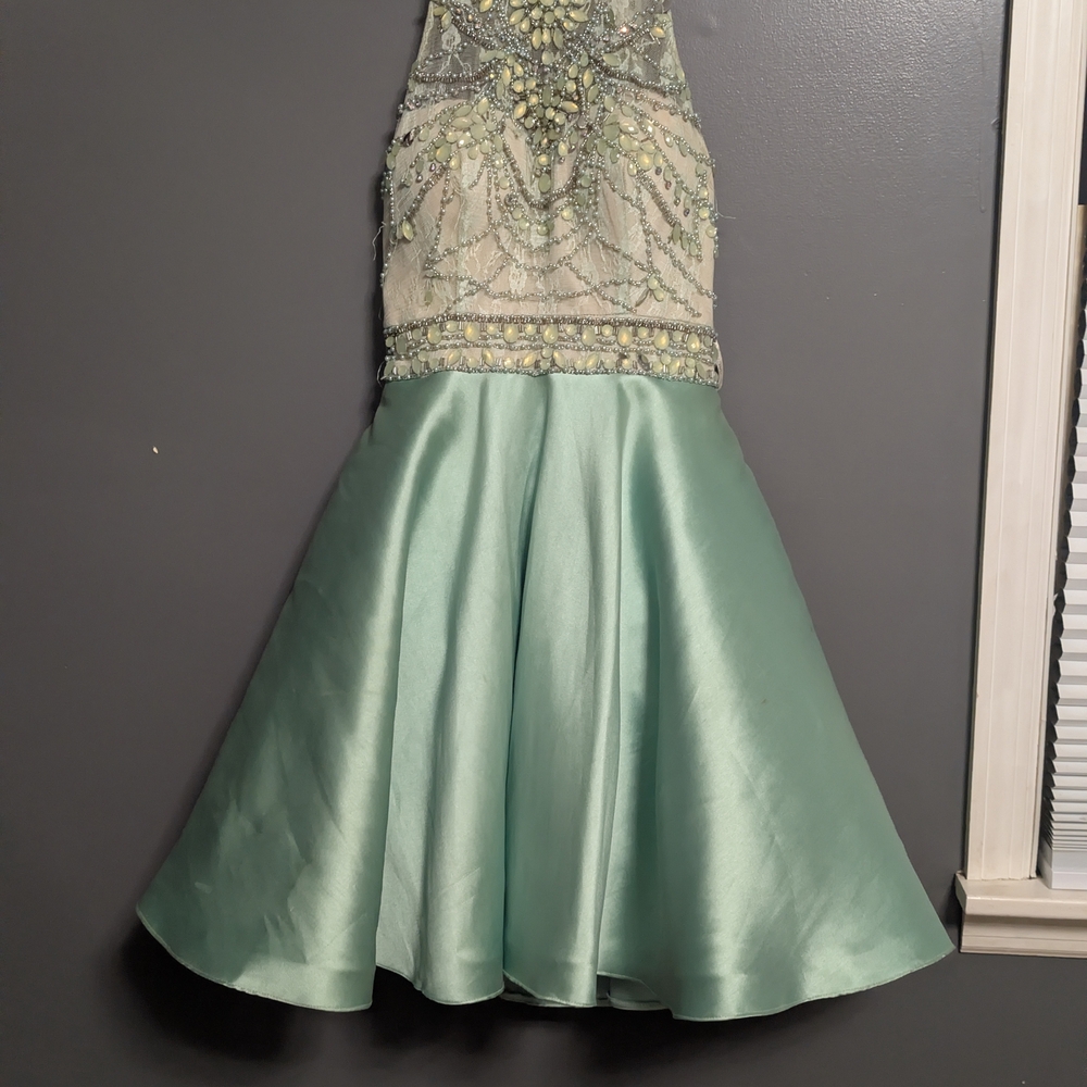 Elegant Mint Green Dress